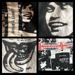 Riff Stars Rolling Stones Shirt Rock It On Stage Or Concerts! One Of A Kind!